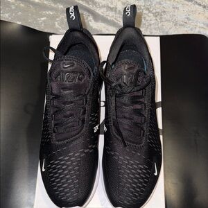 Nike Air Max 270 Triple Black Men's Athletic Shoes